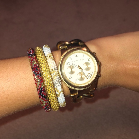 Michael Kors Gold Watch - Picture 1 of 4